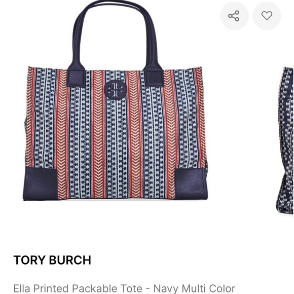 Tory Burch Handbags - Tory Burch Ella Printed Packable Tote Bag